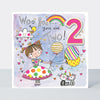 Chatterbox - Age 2 Girl with Balloons