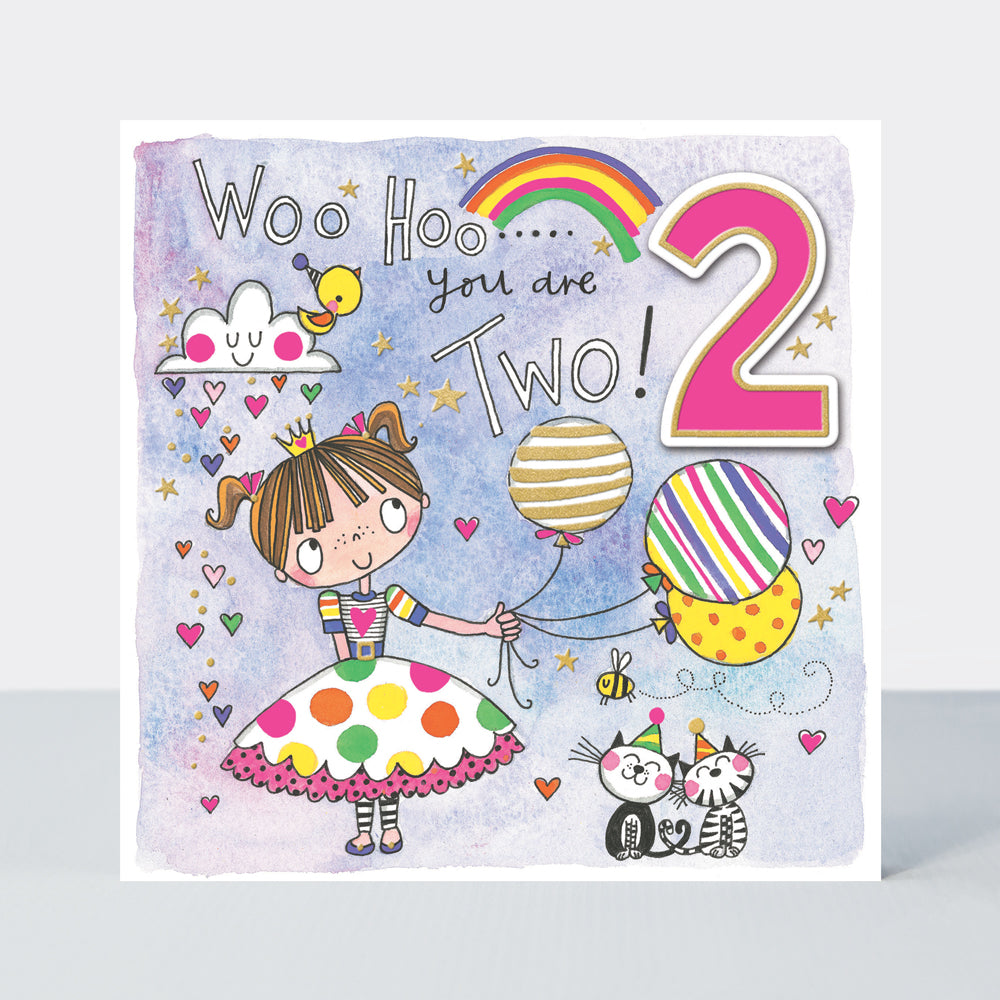 Chatterbox - Age 2 Girl with Balloons