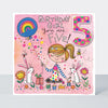 Chatterbox - Age 5 Girl with Rabbits and Balloon