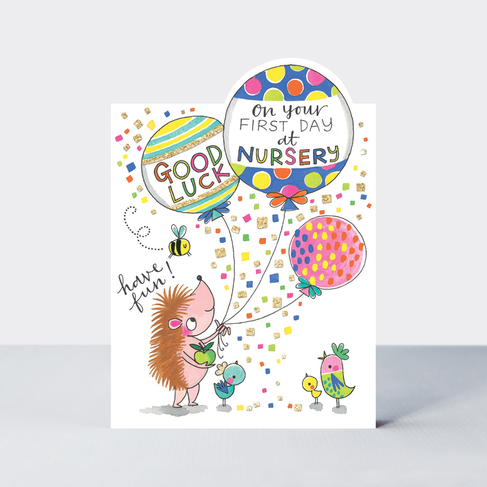 Cherry on Top - Good luck first day at nursery/Hedgehog