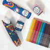 Tube of 24 Colouring Pencils - Cosmic Space Rocket