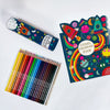 Cosmic Die-Cut Colouring Book With Stickers