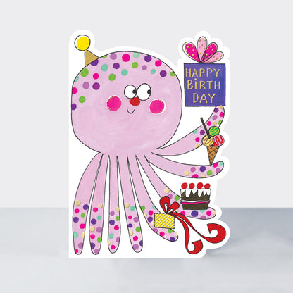 Cookie Cutters - Happy Birthday Octopus
