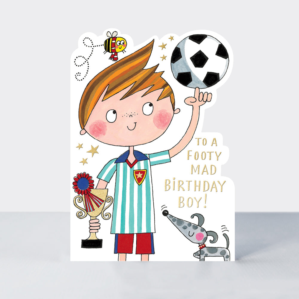 Cookie Cutters - Footy Mad Birthday Boy