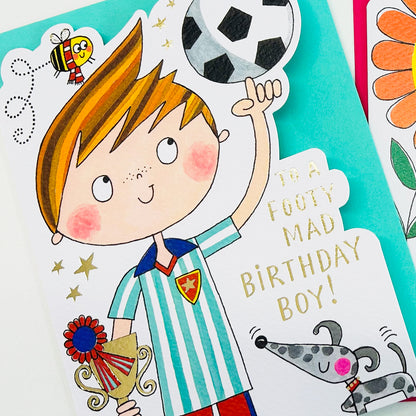 Cookie Cutters - Footy Mad Birthday Boy