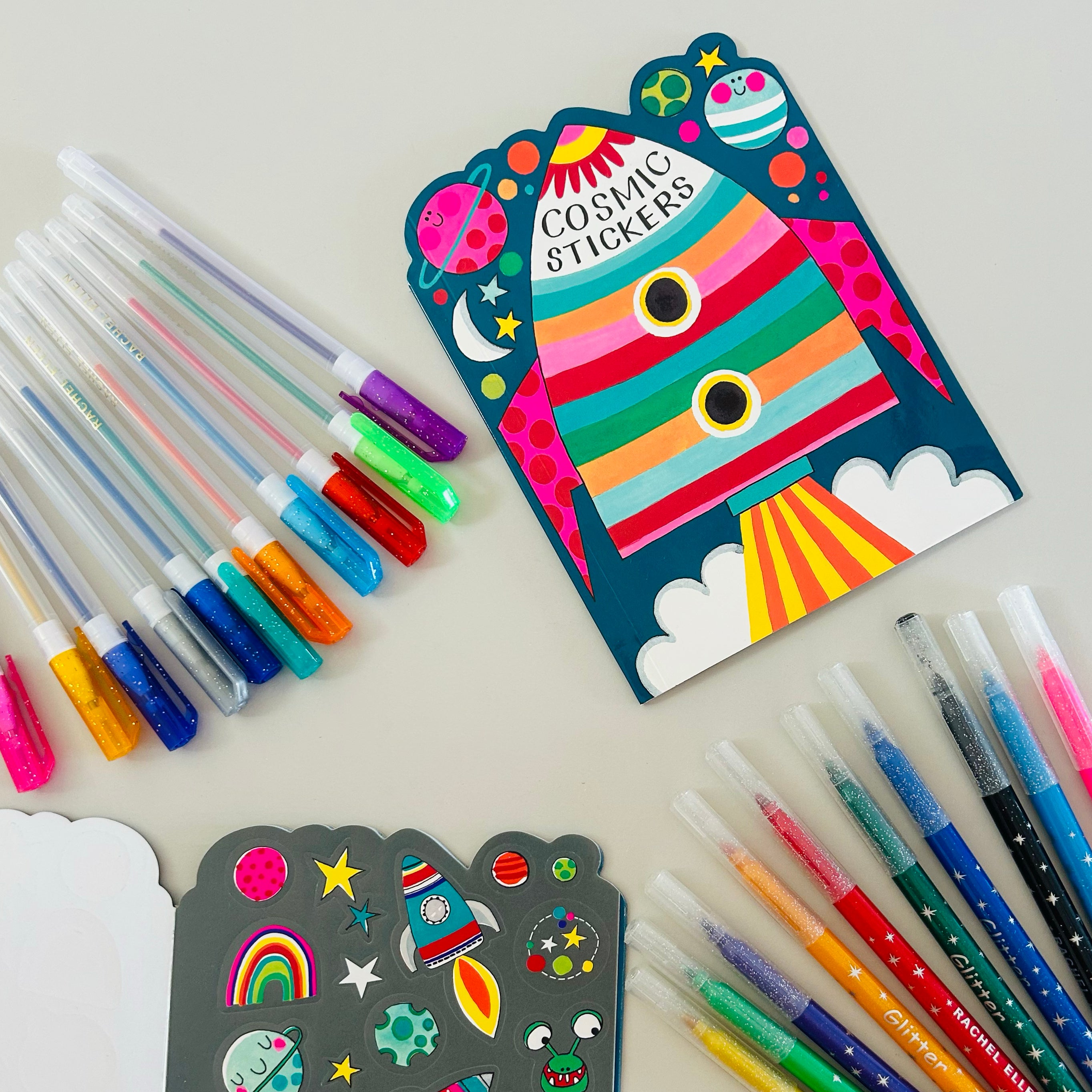 Pre order - Scented Glitter Gel Pens - Cosmic