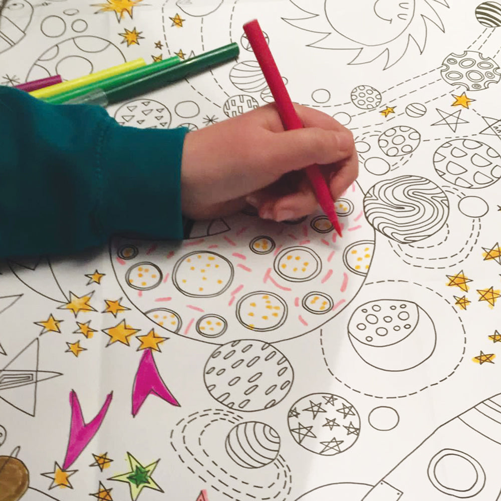 Colouring Posters - To The Moon