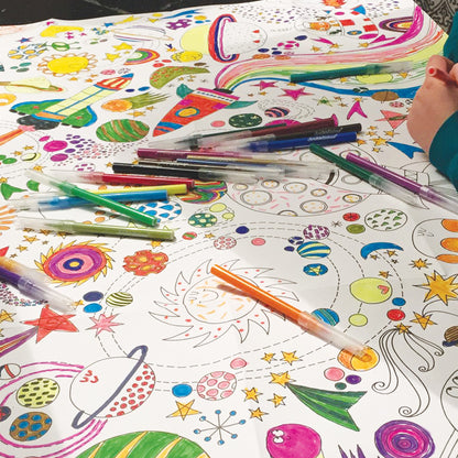 Colouring Posters - To The Moon
