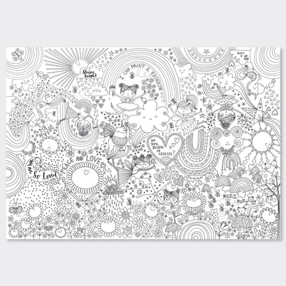 Colouring Posters - Magical Fairy Land