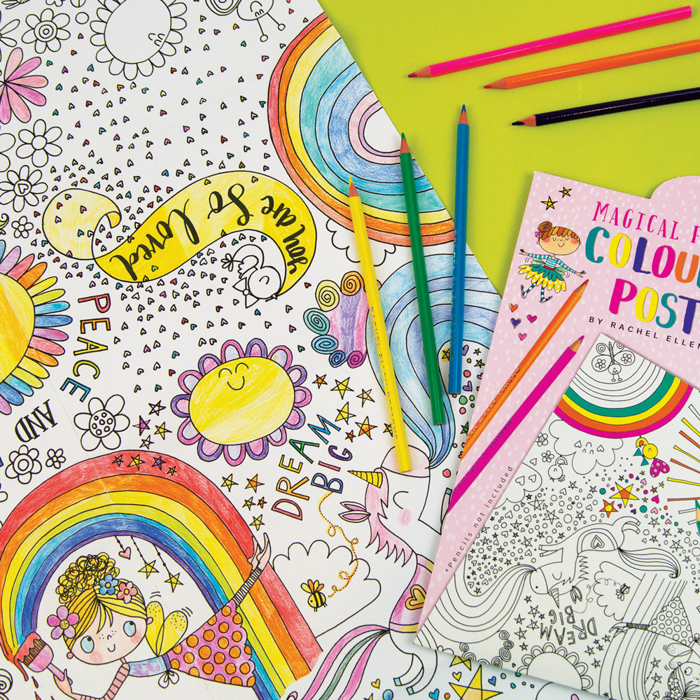 Colouring Posters - Magical Fairy Land
