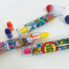 36 x Erasable Rocket Crayons - (Rocket/Bee Happy/Fairy)