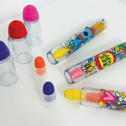 36 x Erasable Rocket Crayons - (Rocket/Bee Happy/Fairy)