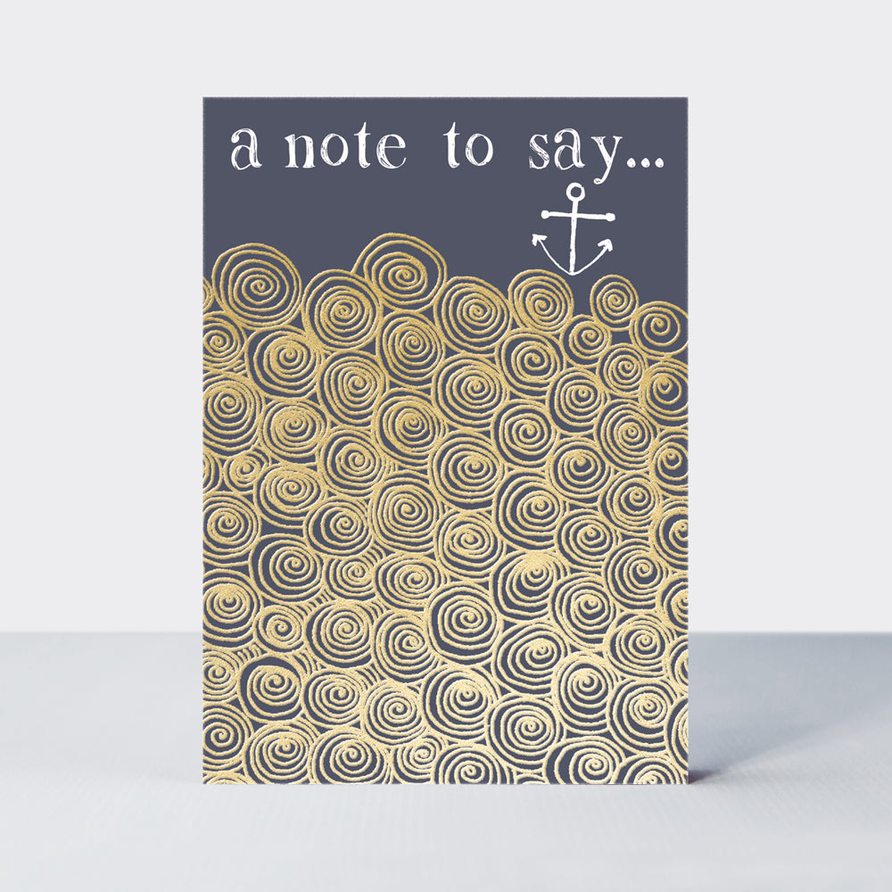 Ebb &amp; Flow - A note to say ...
