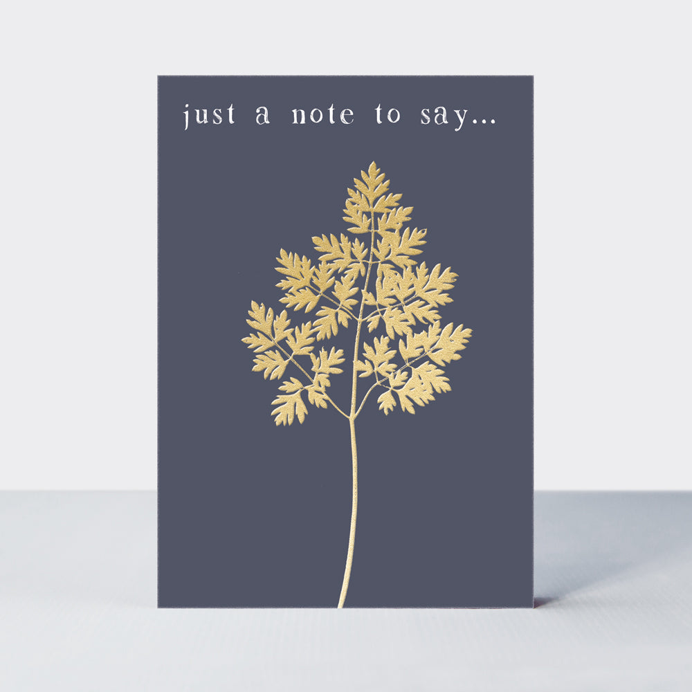 Ebb &amp; Flow - Just a note to say ...