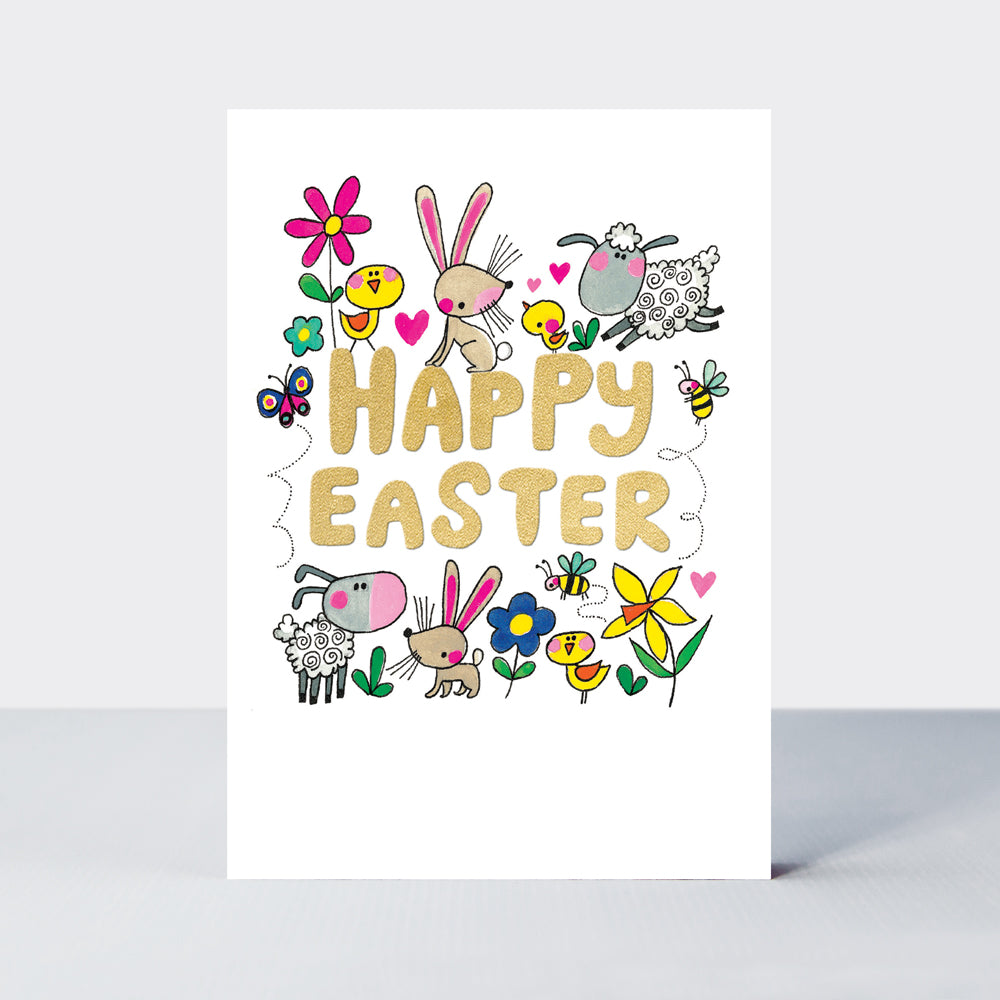 Easter Buttercup - Happy Easter/Lambs, Bunnies & Chicks