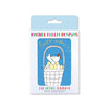Easter Foiled Pack of 10 Notecards - Easter Wishes/Hen, Basket & Eggs