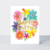 Easter pack of 10 - Happy Easter/Flowers