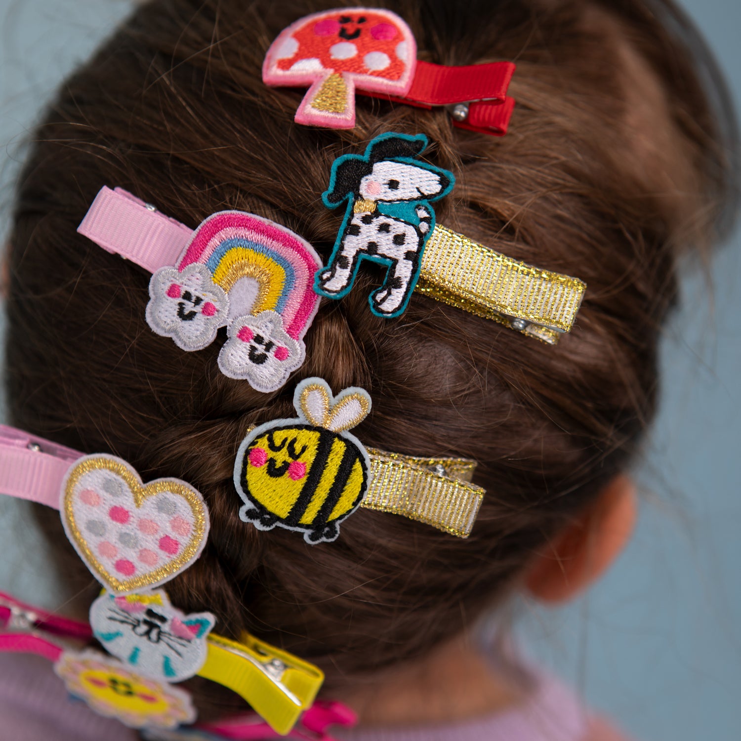 Hair Clips - Unicorn/Rainbow