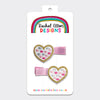 Hair Clips - Hearts