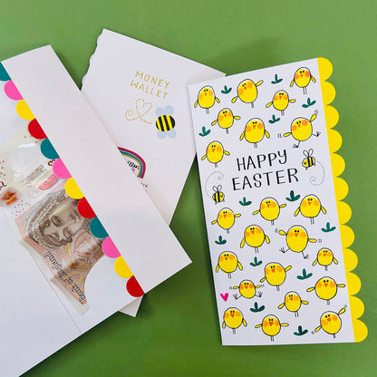 Easter Money Wallet Card- Happy Easter/Chicks