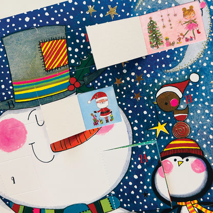 Advent Calendar - Snowman &amp; Penguins (foiled)