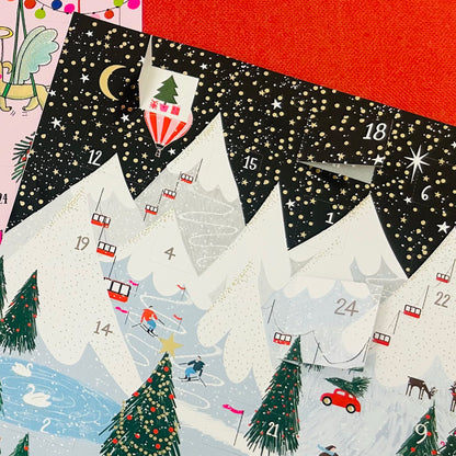 Advent Calendar - Christmas Snow Scene (foiled)