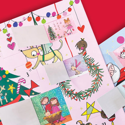 Advent Calendar - Christmas Tree &amp; Dogs (foiled)