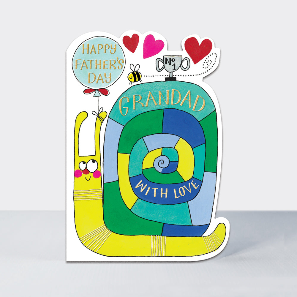 Father's Day Cookie Cutters - Happy Father's Day Grandad/Snail