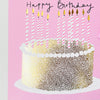 Field Day - Happy Birthday card - Cake & Candles