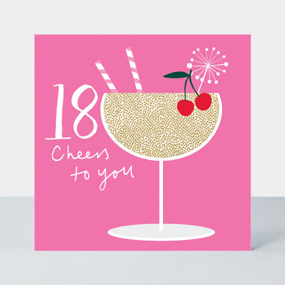 Field Day - Cocktail Age 18 birthday card