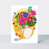 Fingerprint - Happy Anniversary/Vase Of Flowers