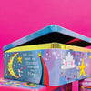 Flittered Rectangular Tin - Secrets & Dreams