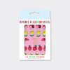 Foiled pack of 10 notecards - Just to say ladybirds