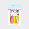 Foiled pack of 10 notecards - A Note To Say/Cloud & Rainbow