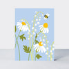 Foiled pack of 10 notecards - Daisies