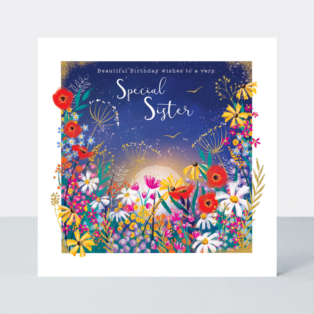 Gallery - Sister Birthday/Floral On Purple