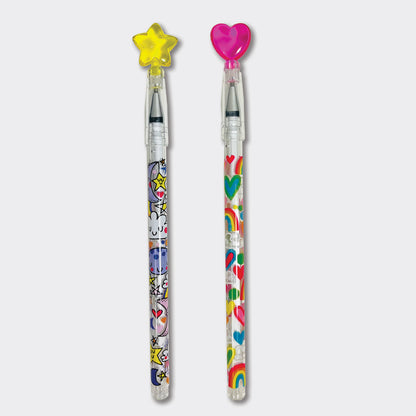 Gel pens in drum 2 designs/36 pens