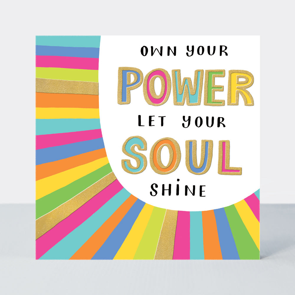 Girl Power - Own Your Power… - Greetings Card