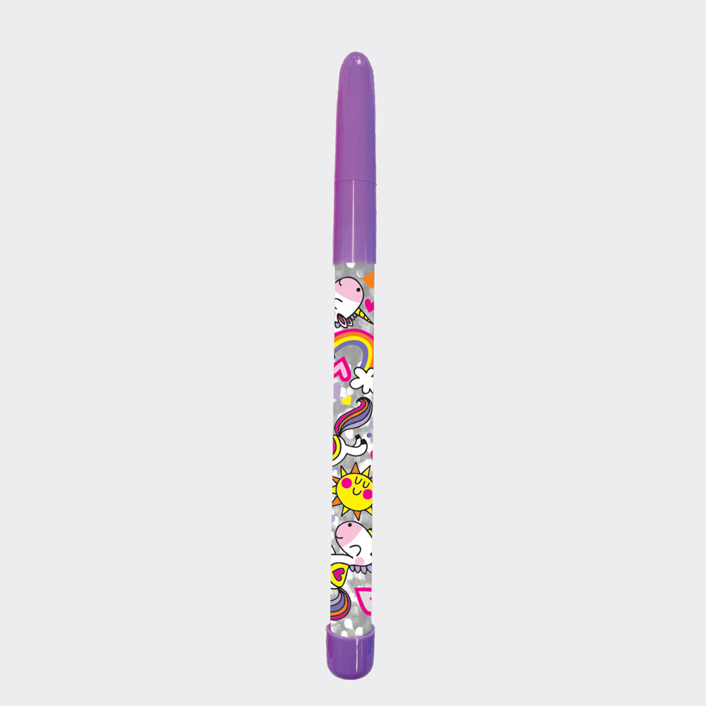 Ballpoint Glitter Pen - Unicorns - 24 in tub