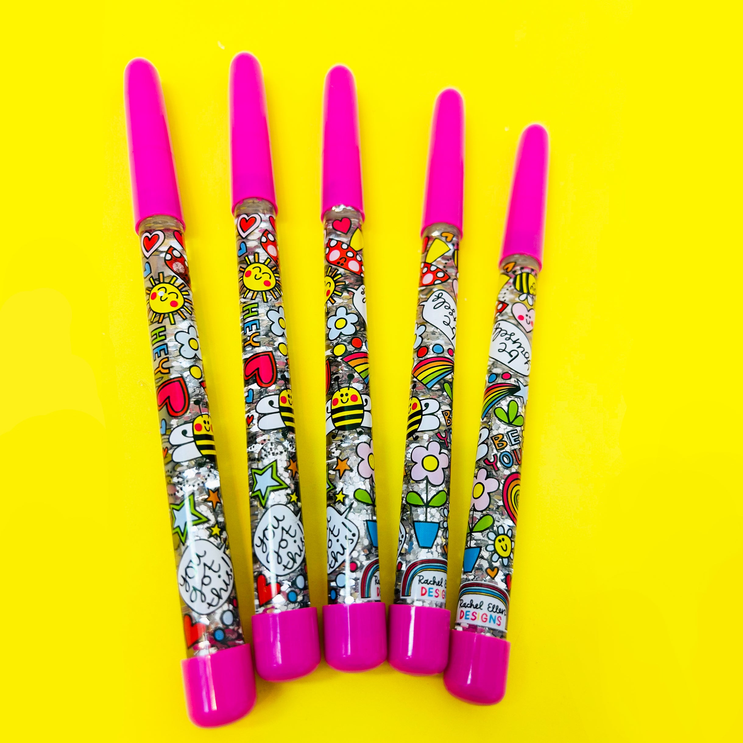 Ballpoint Glitter Pen - You Got This - 24 in tub