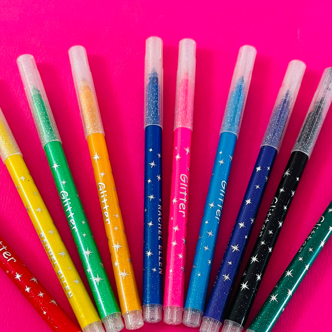 Pre order - Glitter Markers - Rainbow