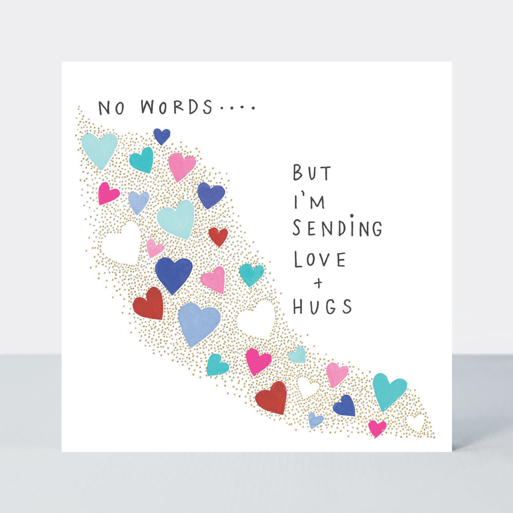 Heart &amp; Soul - No Words...But Sending Love &amp; Hugs Card