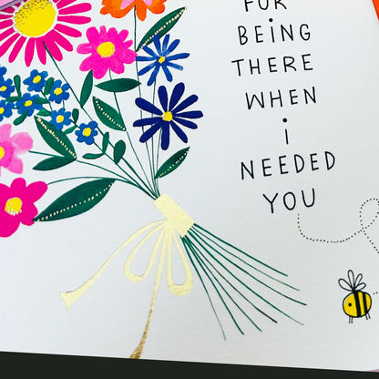 Heart &amp; Soul - Thank You For Being There Card