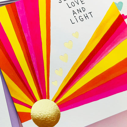 Heart &amp; Soul - Sending Love &amp; Light Card