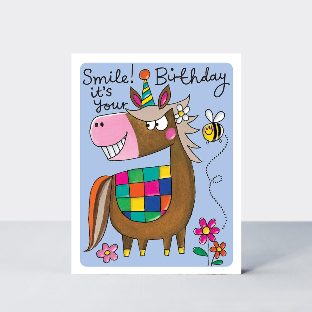 Hey! - Smile It's Your Birthday/Horse Birthday Card