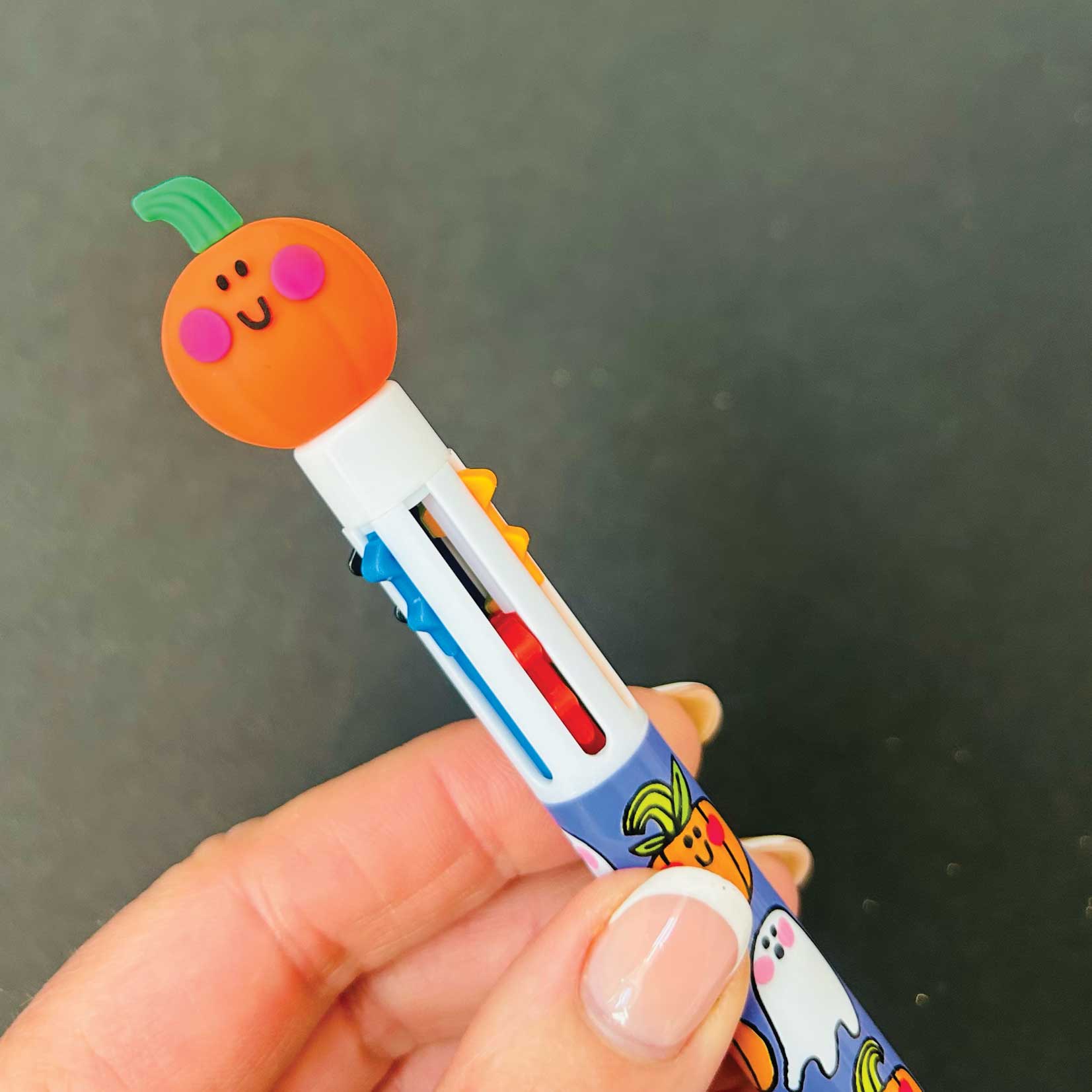 Halloween Pen with Pumpkin Topper - 24 Pens
