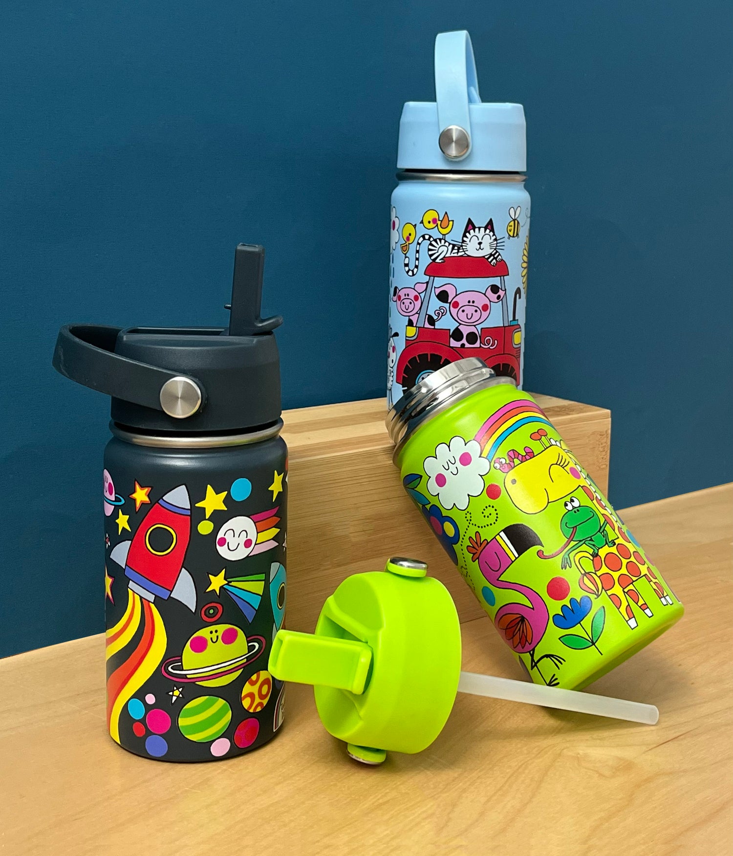 Stainless Steel Water Bottle - Space