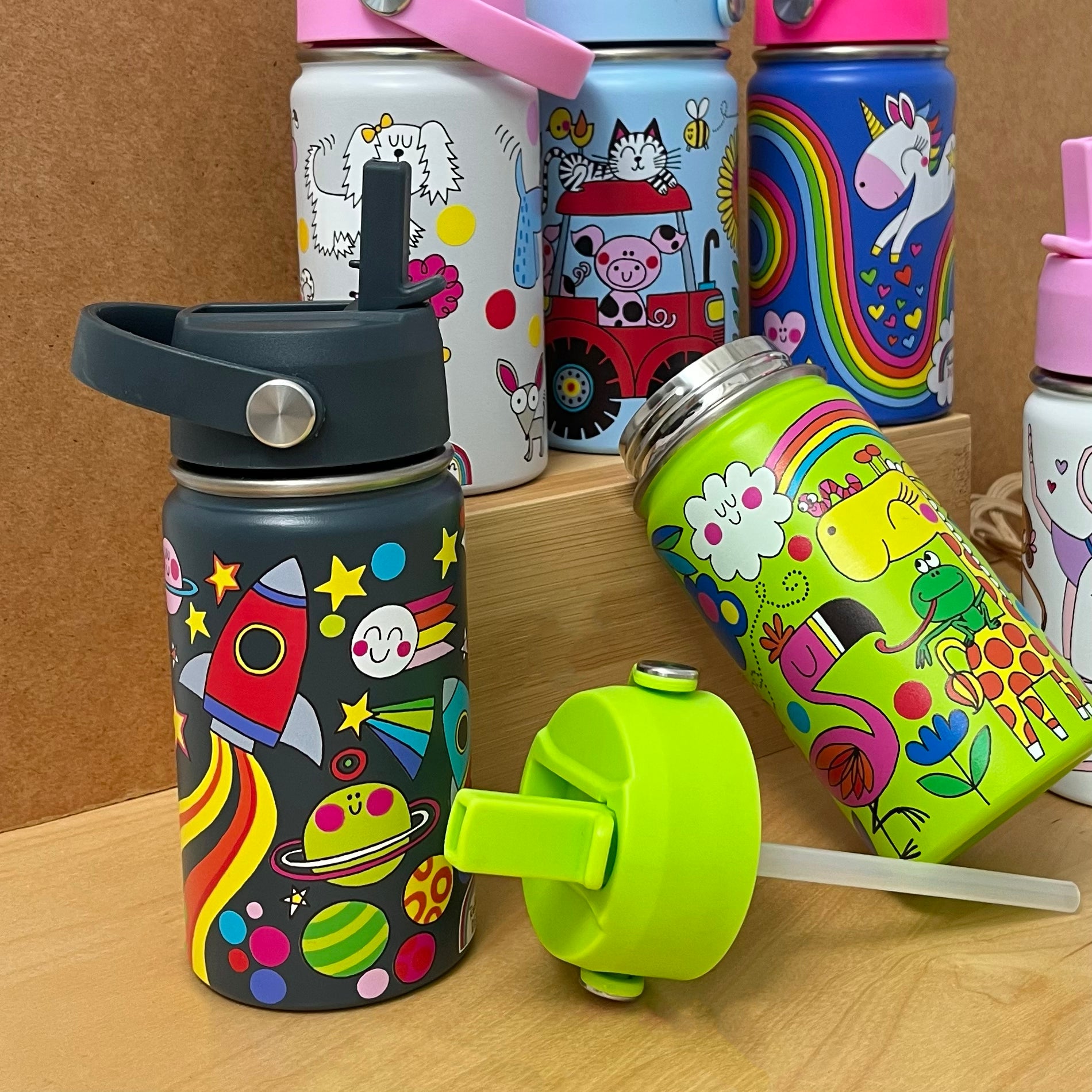 Stainless Steel Water Bottle - Space