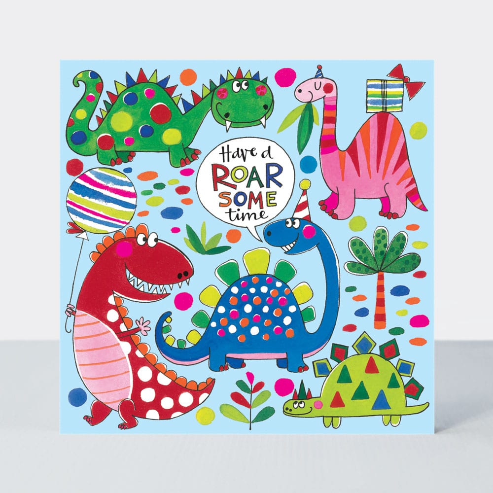 Jigsaw Card - Roar-some time Dinosaur