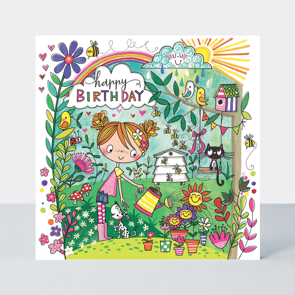 Jigsaw Card - Jigsaw Card - Happy Birthday Little Gardener